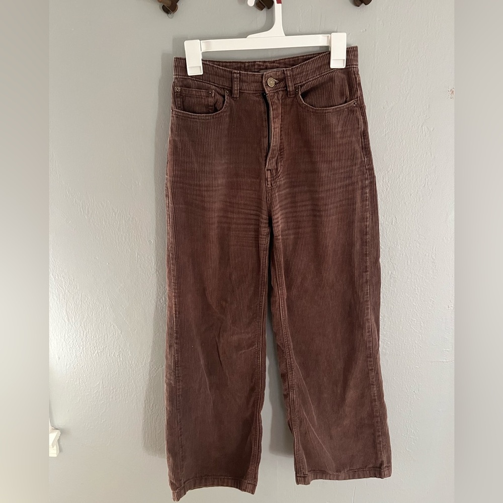 BDG Wide leg brown corduroy pants